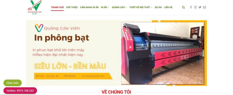 Trang chủ quảng cáo viên